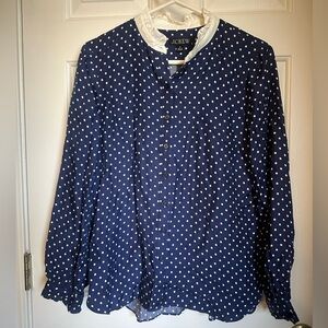 J Crew Collared Blouse